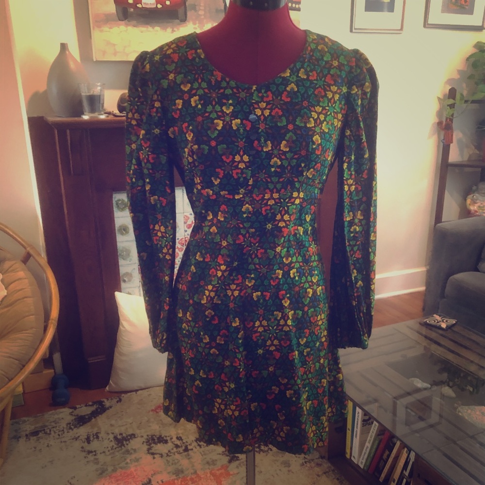 Vintage A line mini dress
